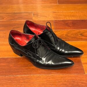 Stylish Black Leather Men's Shoes